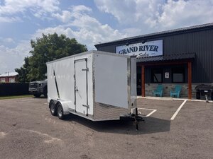 7x14 Tandem 7FT Interior Enclosed cargo trailer