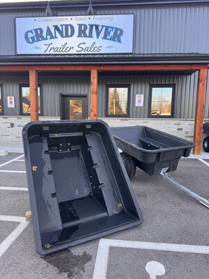 4x5 24” deep Canadian ATV off road trailer