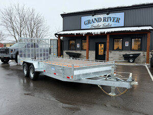 Galvanized 5 TON 7x18 Tandem Axle Landscape Trailer
