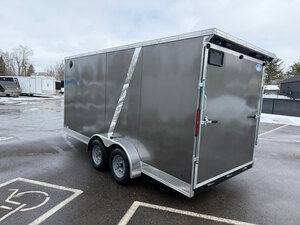 7x16 Tandem Axle 7Ft INT Height Enclosed Trailer