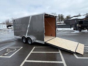 7x16 Tandem Axle 7Ft INT Height Enclosed Trailer