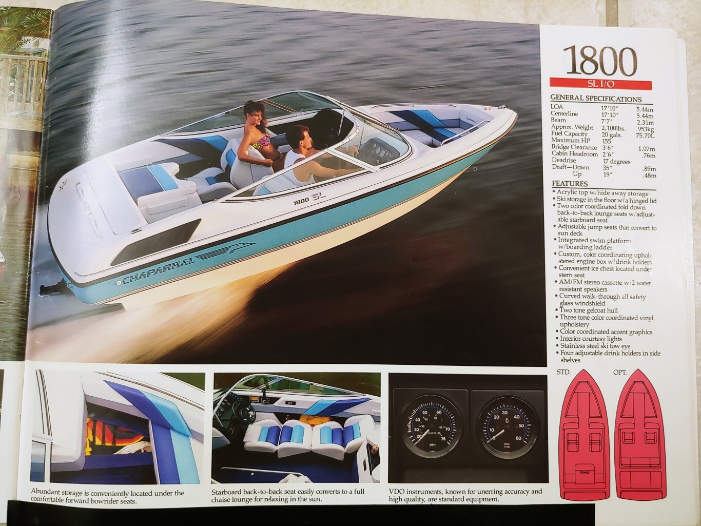 1991 Chaparral 1800 SL Sport Bowrider & Meticulously Maintained