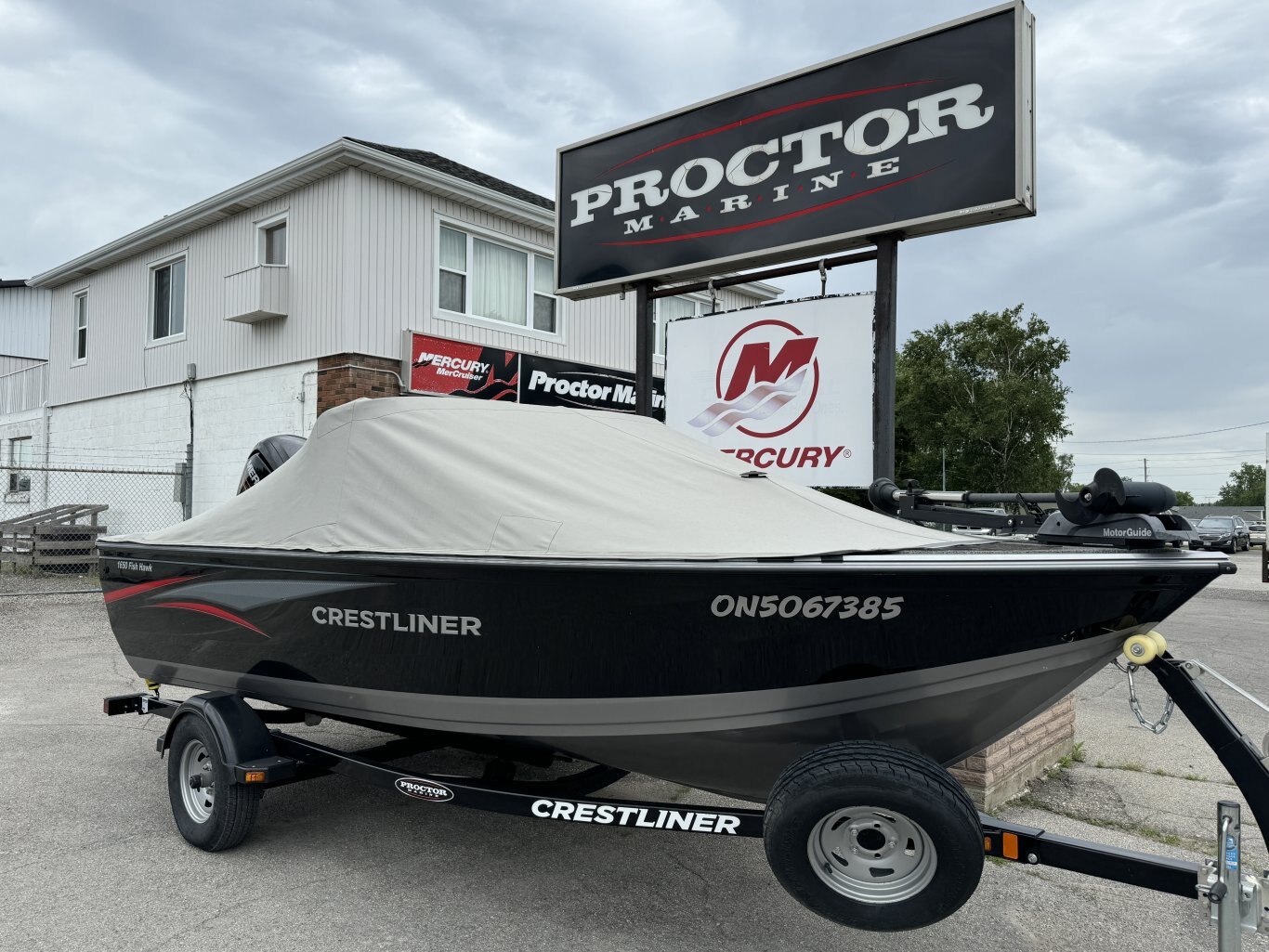 2015 Crestliner 1650 Fish Hawk WT