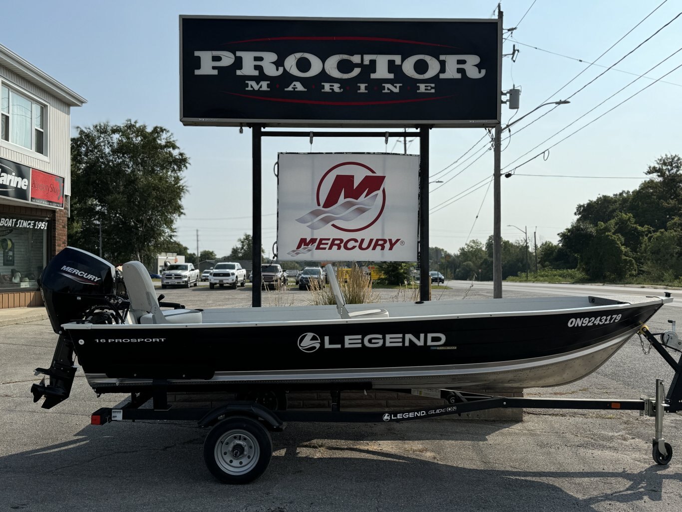 2022 Legend 16 Prosport LS + NEW 25HP Mercury FourStroke ELHPT