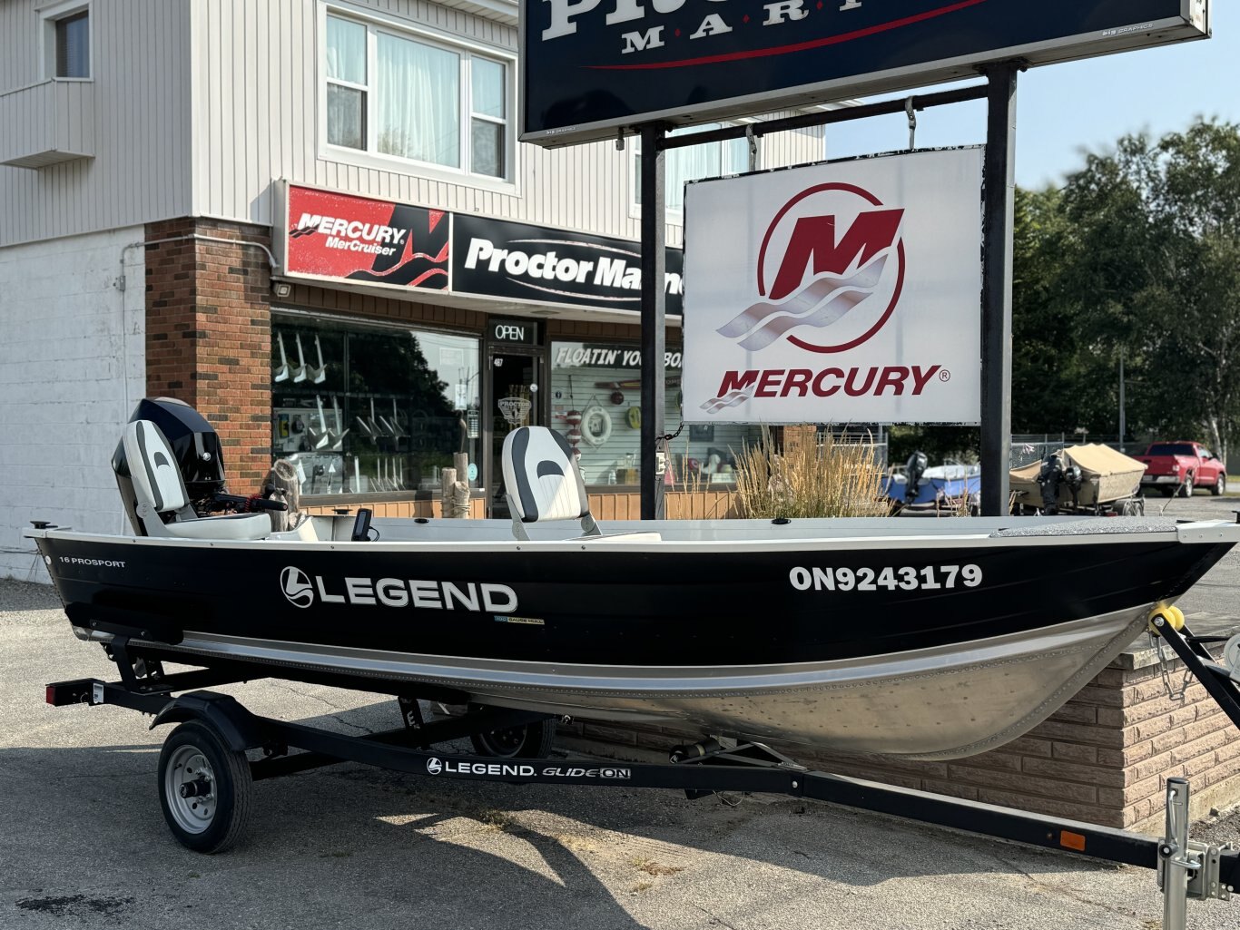 2022 Legend 16 Prosport LS + NEW 25HP Mercury FourStroke ELHPT