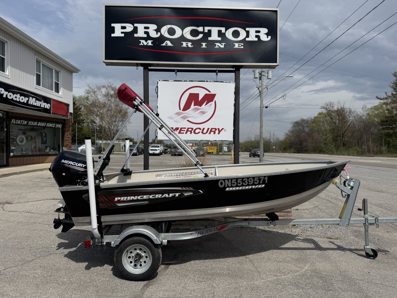 2016 Princecraft Ungava Tiller 15HP Mercury FourStroke (2018)