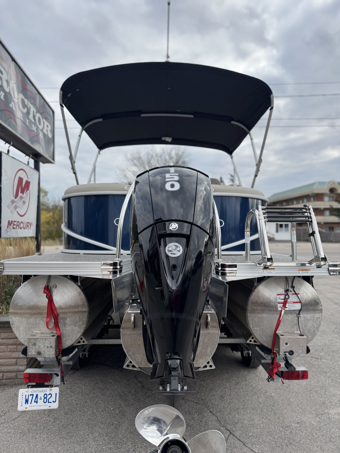 2023 Barletta Cabrio 20QC LOW HRS + NEW Trailer