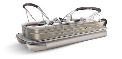 Lowe Boats SS 250CL Caribou Metallic Exterior - Grey Upholstery with Red Accents