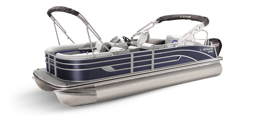 Lowe Boats SS 250CL Indigo Metallic Exterior Grey Upholstery with Blue Accents