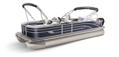 Lowe Boats SS 250CL Indigo Metallic Exterior - Grey Upholstery with Blue Accents