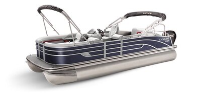 Lowe Boats SS 250CL Indigo Metallic Exterior - Grey Upholstery with Red Accents
