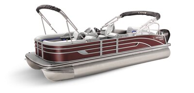 Lowe Boats SS 250CL Wineberry Metallic Exterior - Grey Upholstery with Blue Accents