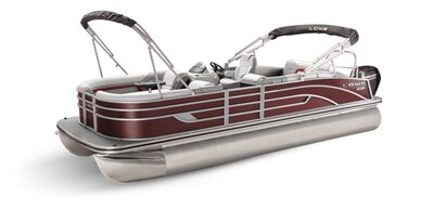 Lowe Boats SS 250CLWineberry Metallic Exterior - Grey Upholstery with Red Accents