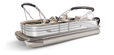 Lowe Boats SS 250CL White Metallic Exterior - Tan Upholstery with Mono Chrome Accents