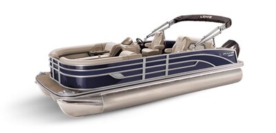 Lowe Boats SS 250DL Indigo Metallic Exterior - Tan Upholstery with Mono Chrome Accents