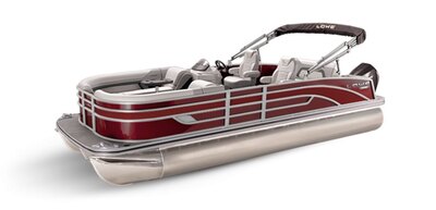Lowe Boats SS 250DL Wineberry Metallic Exterior - Grey Upholstery with Mono Chrome Accents