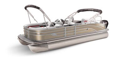 Lowe Boats SS 230CL Caribou Metallic Exterior - Grey Upholstery with Red Accents