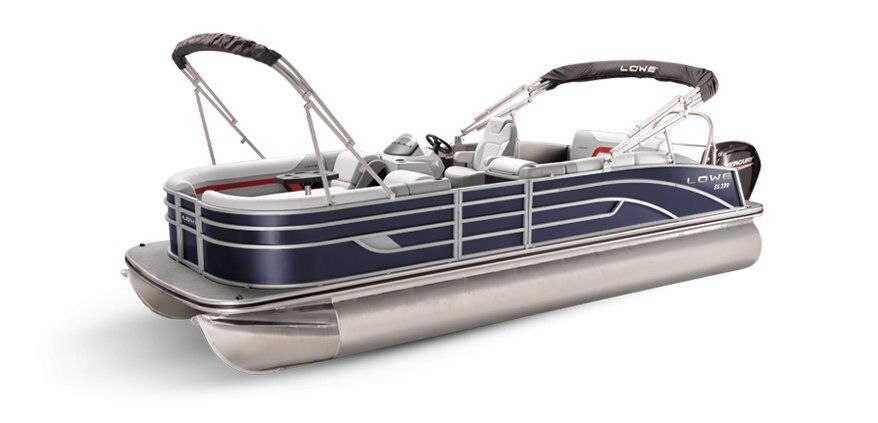 Lowe Boats SS 230CL Indigo Metallic Exterior Grey Upholstery with Red Accents