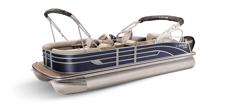 Lowe Boats SS 230CL Indigo Metallic Exterior Tan Upholstery with Mono Chrome Accents