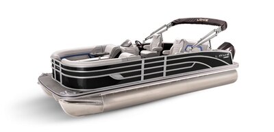 Lowe Boats SS 230DL Black Metallic Exterior - Grey Upholstery with Blue Accents