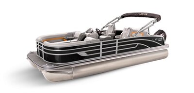 Lowe Boats SS 230DL Black Metallic Exterior - Grey Upholstery with Orange Accents