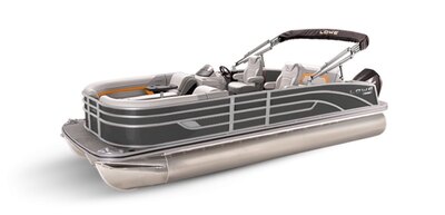Lowe Boats SS 230DL Charcoal Metallic Exterior - Grey Upholstery with Orange Accents