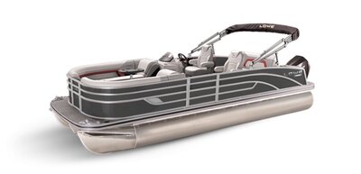 Lowe Boats SS 230DL Charcoal Metallic Exterior - Grey Upholstery with Red Accents