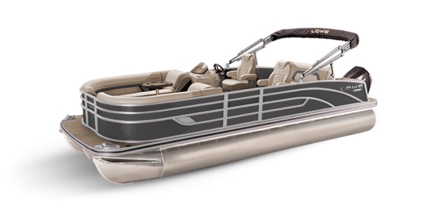 Lowe Boats SS 230DL Charcoal Metallic Exterior Tan Upholstery with Mono Chrome Accents