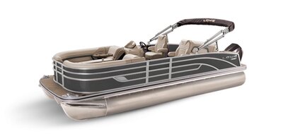 Lowe Boats SS 230DL Charcoal Metallic Exterior - Tan Upholstery with Mono Chrome Accents