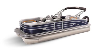 Lowe Boats SS 230DL Indigo Metallic Exterior - Grey Upholstery with Orange Accents