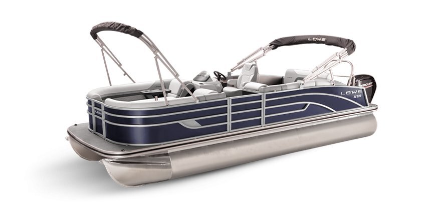 Lowe Boats SS 210CL Indigo Blue Metallic Exterior Grey Upholstery with Mono Chrome Accents