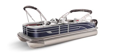 Lowe Boats SS 210CL Indigo Metallic Exterior - Grey Upholstery with Red Accents