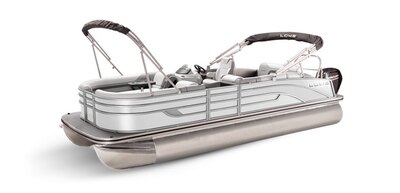 Lowe Boats SS 210CL White Metallic Exterior - Grey Upholstery with Mono Chrome Accents