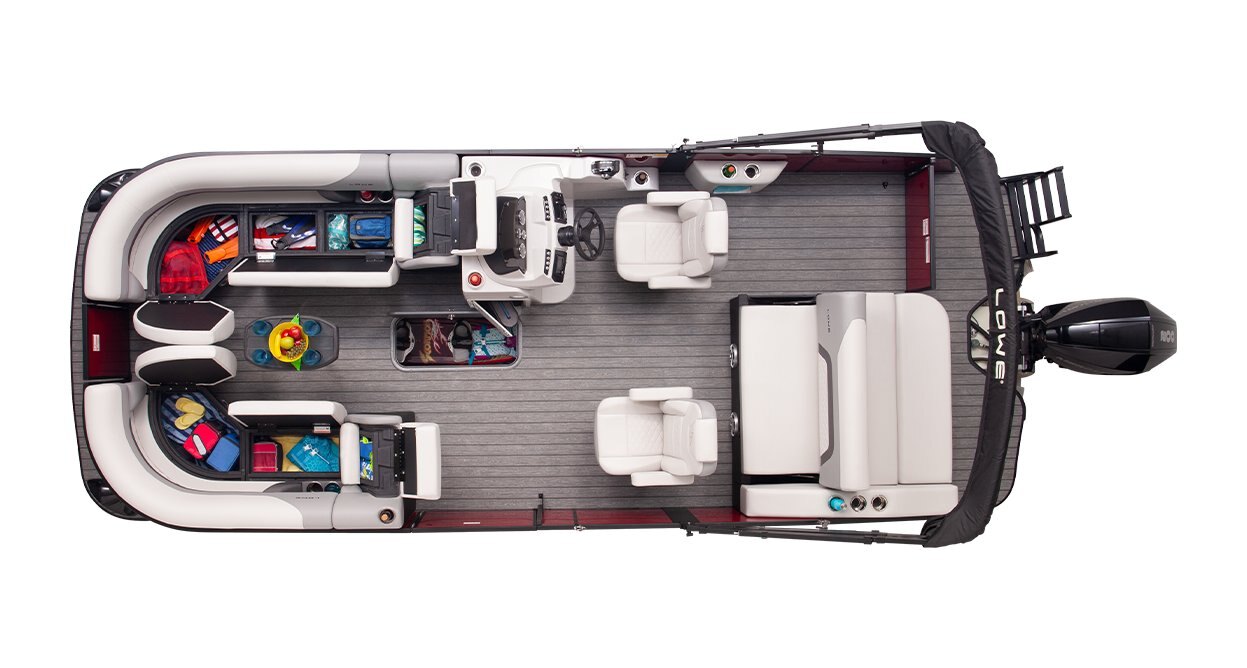 Lowe Boats SS 210DL Caribou Metallic Exterior Tan Upholstery with Mono Chrome Accents