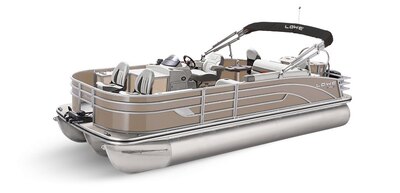 Lowe Boats SF 234 Caribou Metallic Exterior - Grey Upholstery with Orange Accents