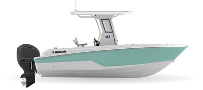 2026 Wellcraft Fisherman 223 Seafoam Green