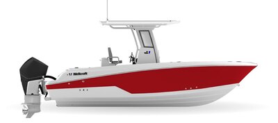 2026 Wellcraft Fisherman 243 Crimson Red