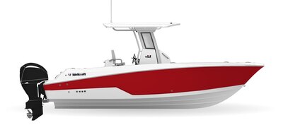 2026 Wellcraft Fisherman 263 Crimson Red