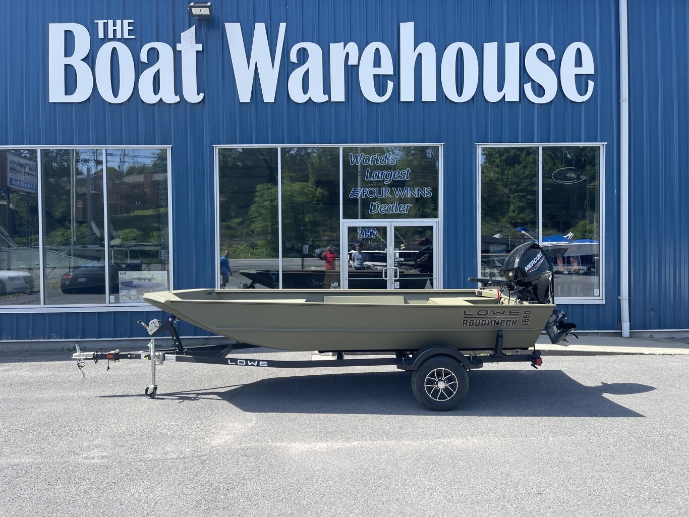 Lowe Boats ROUGHNECK 1660 Dead Grass Green