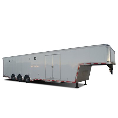 Pace American Shadow GT 8.5' Wide Gooseneck/Fifth Wheel Race Trailer
