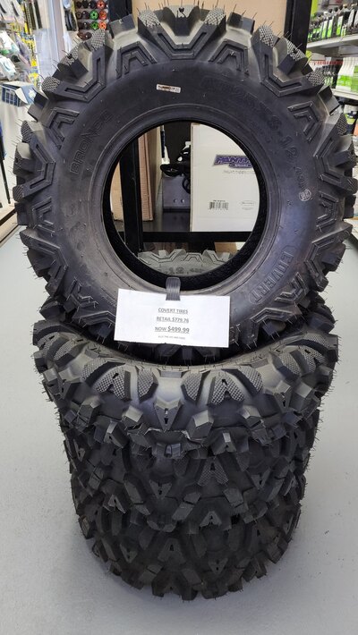 BRONCO COVERT TIRES 25x8-12