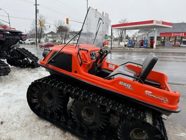 2021 Argo Frontier 650 6X6 HUNTER ORANGE w/ TRACKS LOW KM'S