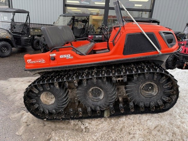 2021 Argo Frontier 650 6X6 HUNTER ORANGE w/ TRACKS LOW KM'S