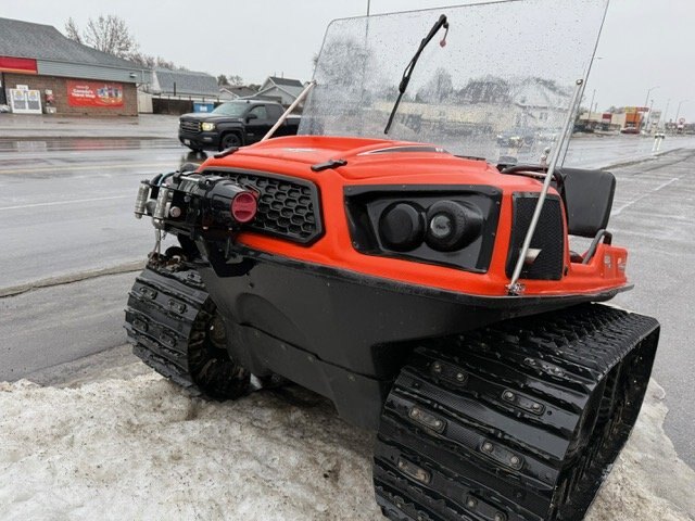 2021 Argo Frontier 650 6X6 HUNTER ORANGE w/ TRACKS LOW KM'S