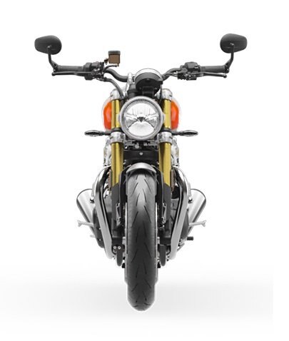 2025 Triumph ALL NEW SPEED TWIN 1200 RS Baja Orange / Sapphire Black ALL NEW CLASSIC HOT ROD