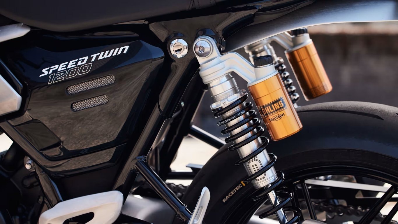 2025 Triumph ALL NEW SPEED TWIN 1200 RS Baja Orange / Sapphire Black ALL NEW CLASSIC HOT ROD