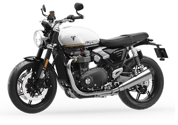 2025 Triumph NEW SPEED TWIN 1200 Crystal White / Sapphire Black ALL NEW FEATURES SPRING LAYAWAY PRICING AVAILABLE