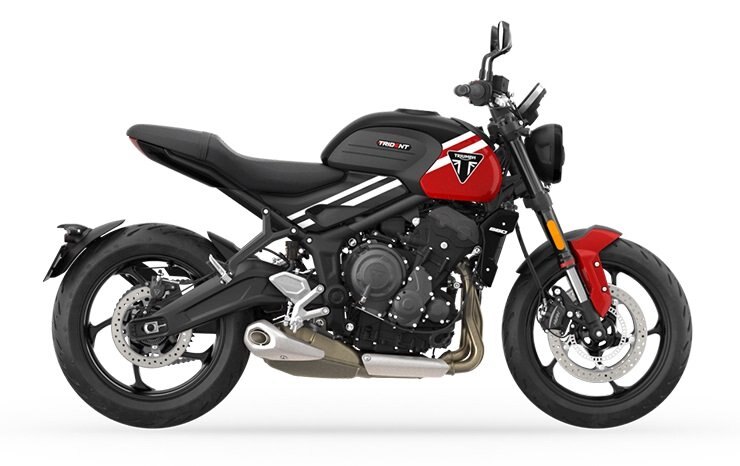 2025 Triumph NEW TRIDENT 660 Diablo Red/Sapphire Black