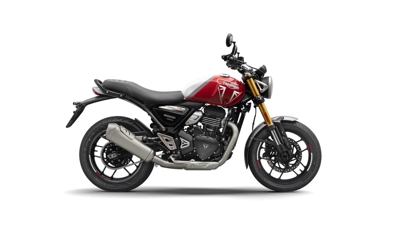 2025 Triumph SCRAMBLER 400 X CARNIVAL RED / PHANTOM BLACK ALL NEW VERY COOL AND ECONOMICAL