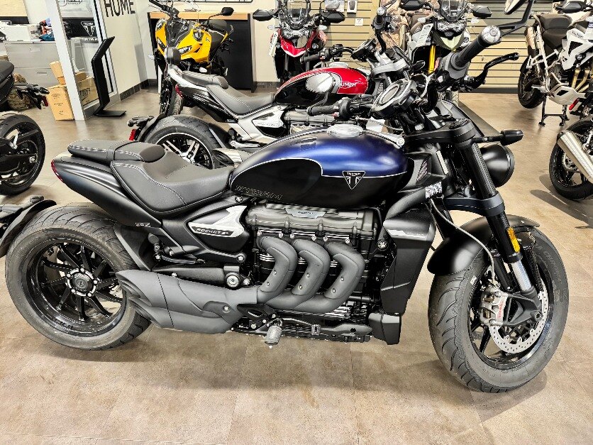 2025 Triumph Rocket 3 Storm R Sapphire Black and Blue